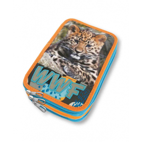 ASTUCCIO 3 ZIP WWF FOTOGRAFICO CON PENNA FRIXION