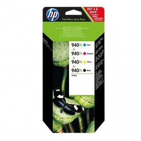 Multipack HP 940 XL Nero Ciano Magenta Giallo alta capacità