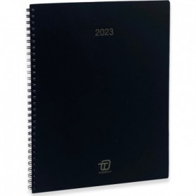 AGENDA SETTIMANALE STANFORD 15X21 NERO/BLU/ROSSO