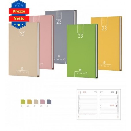 AGENDA GIORNALIERA BRAVO 15X21 COLORI ASSORTITI