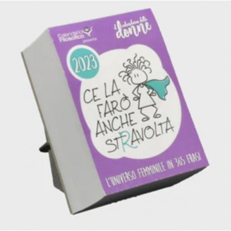 CALENDARIO FILOSOFICO DELLE DONNE A7 -7,4x10,5 cm- SUPPORTO IN CARTONE