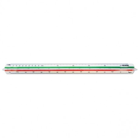 SCALIMETRO ISOTECK ARDA 30CM PER CATASTO -SCALE 1:500-1000-1250-1500-2000-2500-