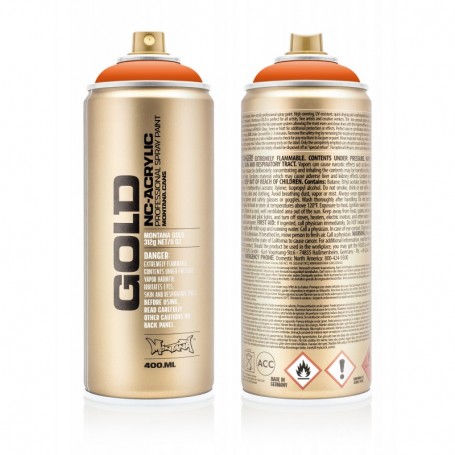 BOMBOLETTA SPRAY MONTANA GOLD SHOCK ORANGE 400ML- disponibile solo in negozio, non si effettuano spedizioni