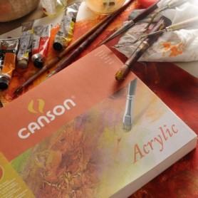 BLOCCO CANSON ACRYLIC 10FF 32X41 400G