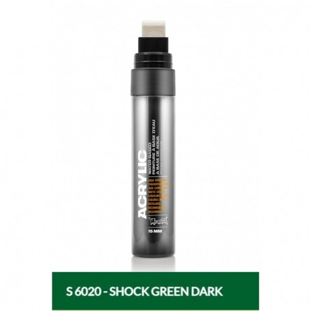 MONTANA ACRYLIC MARKER 15MM S6020 SHOCK GREEN DARK