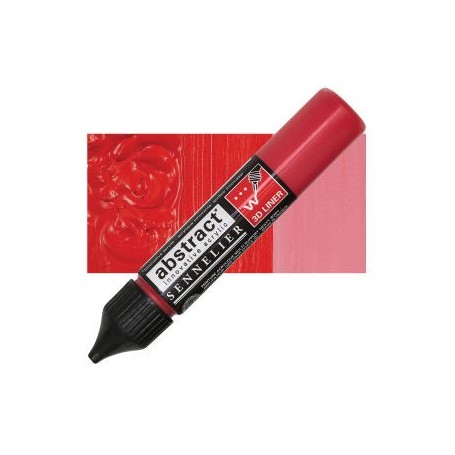 SENNELIER ABSTRACT LINER 27 ML ROSSO CADMIO CHIARO