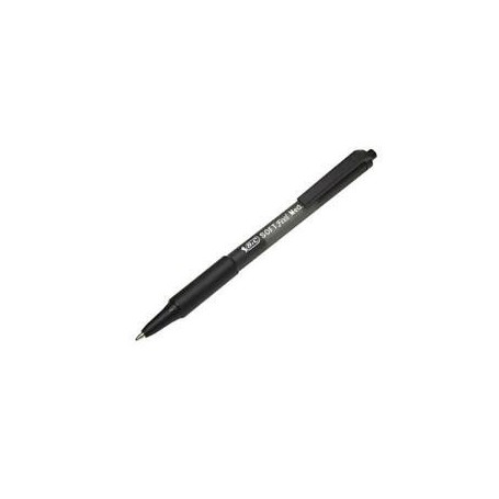 penna a sfera BIC SOFT FEEL medium point -1 mm- nero