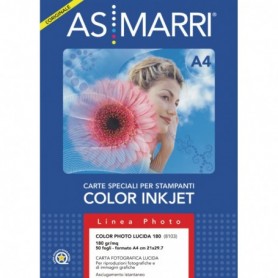 carta inkjet a4 180gr 50fg color photo lucida 08103 marri