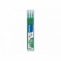 set 3 pz refill frixion verde - punta media  0,7 mm