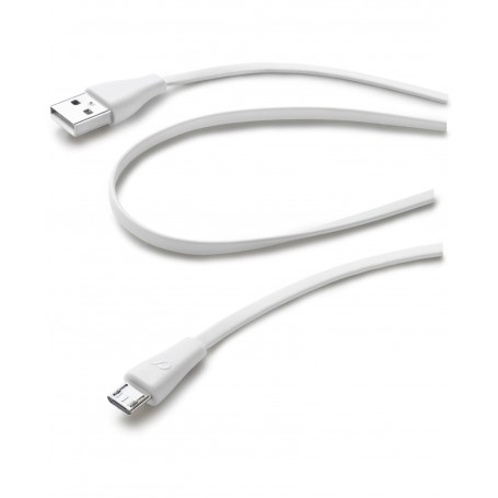 CAVO DATI USB MICROUSB BIANCO