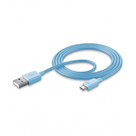 CAVO DATI USB MICROUSB BLU