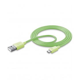 CAVO DATI USB MICROUSB VERDE