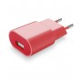 CARICABATTERIA RETE USB 1A ROSA