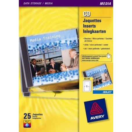 Copertine per CD e DVD per stampanti inkjet