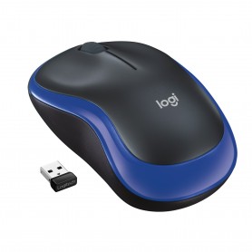 MOUSE WIRELESS M185 BLU