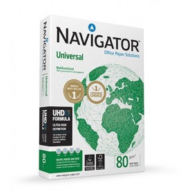 Risma 500ff carta per fotocopie A4 Navigator Universal 80gr - disponibile anche in scatola da 5 risme