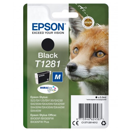 Cartuccia Epson T1281 volpe nero