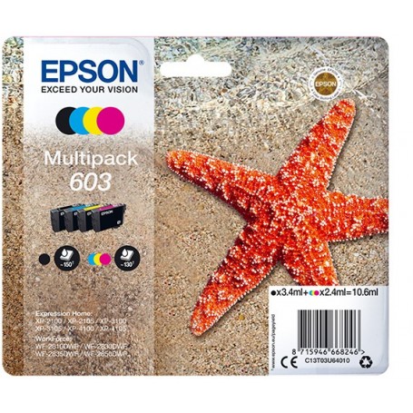 Cartuccia Epson T603 stella marina pack