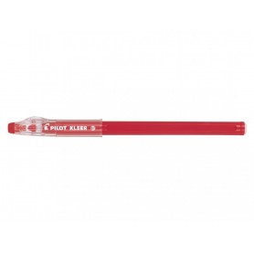 penna a sfera cancellabile Pilot KLEER rosso punta 0,7 mm