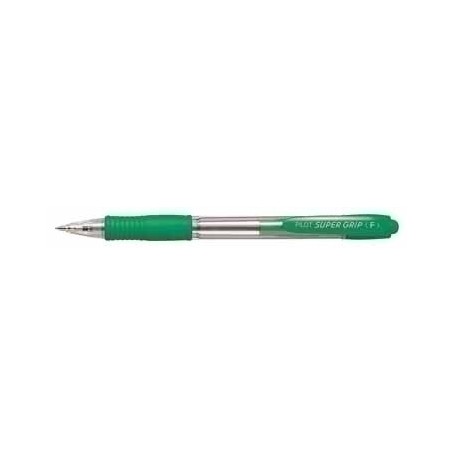 PENNE A SFERA BPGP 10R-F SUPERGRIP VERDE FIN BPGP-10R-F-G-G PUNTA 0,7 MM.