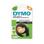 Nastro DYMO tessuto12mmX2mt colore nero bianco