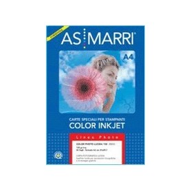 carta inkjet a4 190gr 50fg color photo satinata 8106 as marri