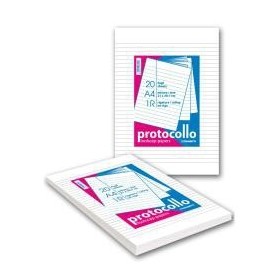 FOGLI PROTOCOLLO 4MM CONFEZIONE DA 20 FOGLI