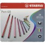 STABILO PEN 68 SCAT.METALLO DA 20 COL.ASS.