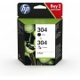 pack 2 cartuccia HP 304 1 nero + 1 colore