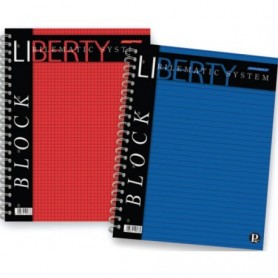 blocco spiralato liberty skip a4 ff.80 con microp. e 4 fori