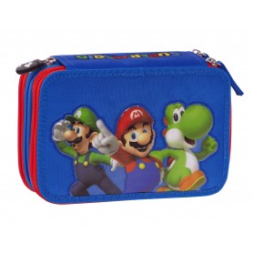 ASTUCCIO ORGANIZZATO SUPER MARIO 3 ZIP CON PENNA FRIXION