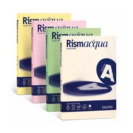 carta colorata rismacqua avorio 110 a4 21x29,7cm - 125ff - 200gr