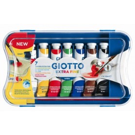 ASTUCCIO 7 PZ GIOTTO TEMPERA TUBO 12ML