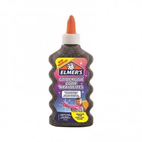 COLLA SLIME GLITTERATA LIQUIDA ELMER'S NERO