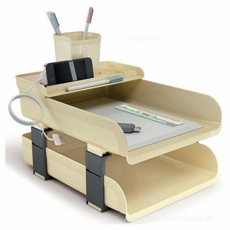 set 5 pz scrivania mydesk vintage avorio