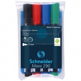 BLISTER CON 4 MARCATORI 290,1 PER colore nero ,ROSSO, BLU E VERDE