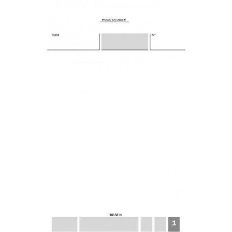 Blocco Comande 3 copie autoricalcanti 25X3 16,8X10 DU16188000