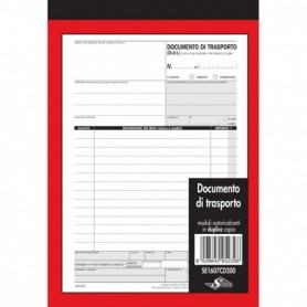 Blocco Documento Trasporto 50X2autoricalcante  21,5X14,8 SE1607CD200