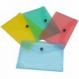 Buste A5 In Ppl Con Bottone Di Chiusura Linea Transparent. Colori Assortiti