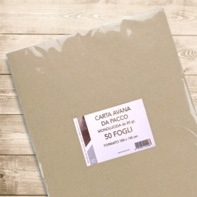 Foglio carta kraft avana 70gr 100x140