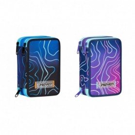 astuccio 3 zip seven special edition - fantasie assortite