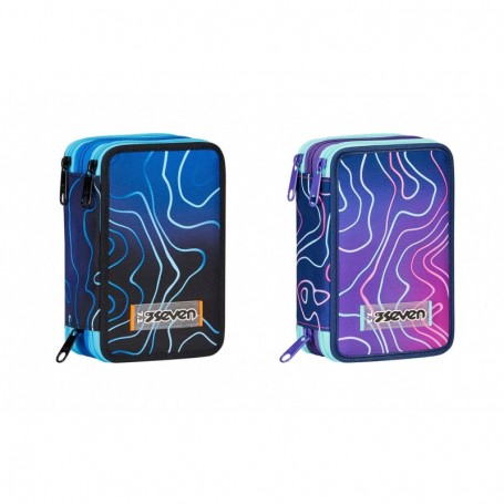 astuccio 3 zip seven special edition - fantasie assortite