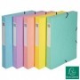 Portaprogetti dorso 40 carta Exabox colori pastello