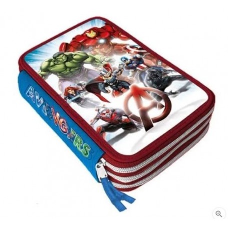 ASTUCCIO 3 ZIP AVENGERS GIOTTO TURBOCOLOR