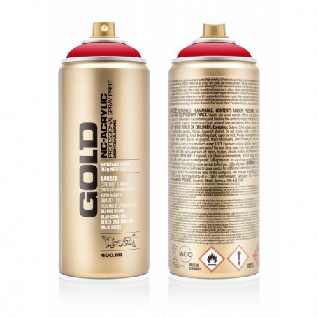 BOMBOLETTA SPRAY MONTANA GOLD SHOCK RED 400ML- disponibile solo in negozio, non si effettuano spedizioni