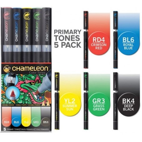 PEN SET CHAMELEON PRIMARY TONES KIT - CT0502