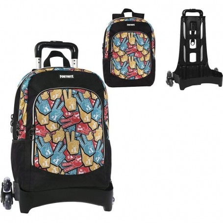 Zaino Scuola Con Trolley Seven Jack-3wd+ SJ Gang Glitzled Boy