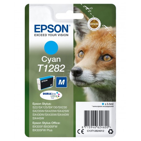 Cartuccia Epson T1282 volpe ciano
