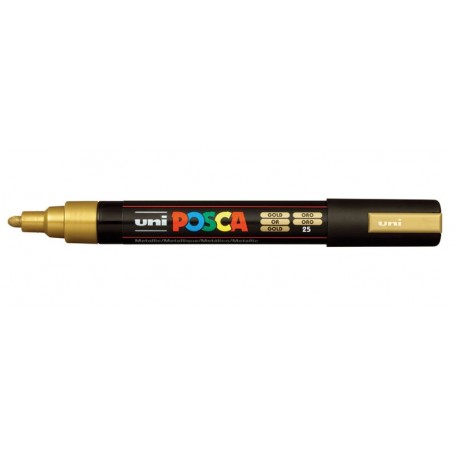 marker uni posca oro pc5m - punta media 1,8-2,5 mm