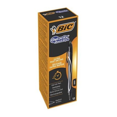 PENNA BIC GELOCITY QUICK DRY INCHIOSTRO NERO